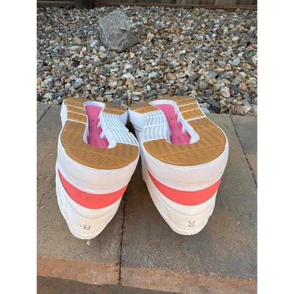 On Cloud The Roger Clubhouse White Rosewood Pink Shoes Sneakers Size 10 - Picture 12 of 15